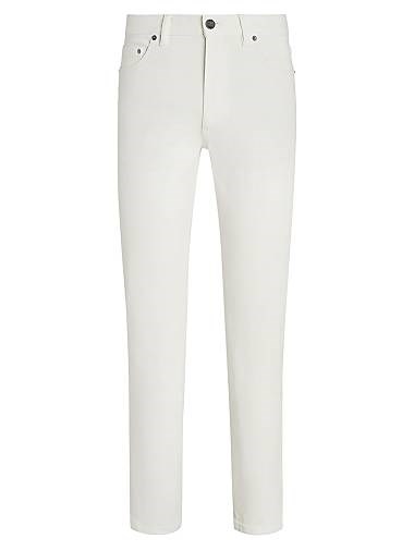 Джинсы Roccia из хлопкового стрейча Zegna с пятью карманами, Италия 11019080