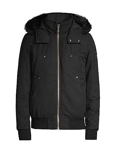 Куртка-бомбер Ballistics от Moose Knuckles с отстёгивающимся капюшоном, наполненная гусиным пухом 11019498