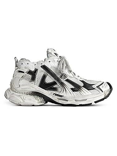 Кроссовки Balenciaga Runner Gradient из сетки, полиуретана и полиэстера с винтажным эффектом 11021457