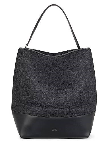 Toteme Женская шерстяная сумка-тоут с поясом и регулируемым ремнем, три внутренних кармана 11022362