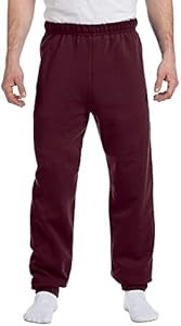 Женские брюки-свитшоты Jerzees 973 из полиэстера и хлопка (50/50) бордового цвета, с завязкой на талии 10022293