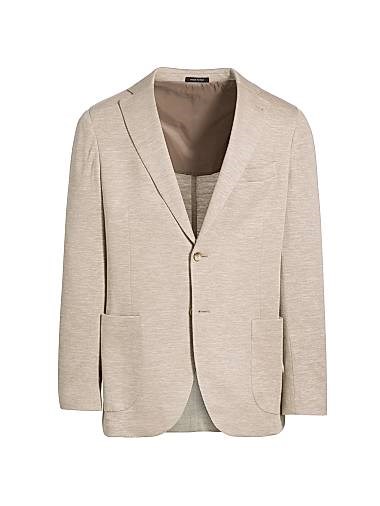 Блейзер из шерсти и шелка COLLECTION от Saks Fifth Avenue с карманами и двойными шлицами, Италия 11020838