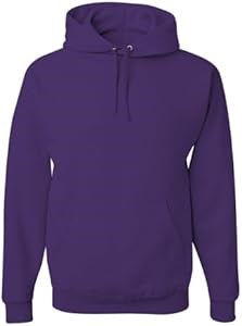 Лонгслив с капюшоном Jerzees NuBlend 50/50, 8 унций, темно-фиолетовый, размер M 10022419