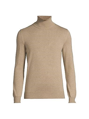 Женский лонгслив с высоким воротом от Isaia из итальянской смеси 55% шелка и 45% кашемира 11019885