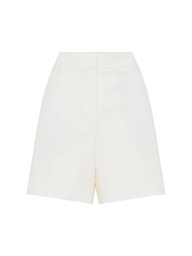 Официальные хлопковые и льняные шорты кавалерийского стиля с декором из монили от Brunello Cucinelli, Италия 11028547