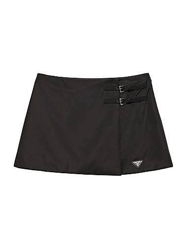 Prada Re-Nylon Wraparound Miniskirt 11019771