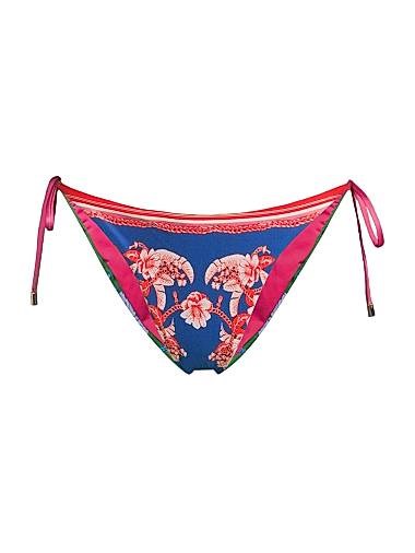 Бикини Farm Rio с цветочным принтом и эластичным поясом, 84% полиамид, 16% эластан, машинная стирка 11027378