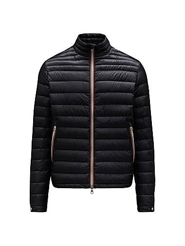 Куртка-пуховик Daniel от Moncler с наполнителем из 90% пуха и 10% пера и молнией с триколорной отделкой 11030050