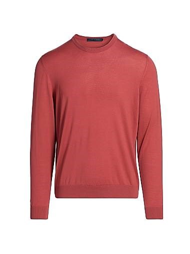 Лонгслив из шерсти Kiton 100% шерсть, Италия, с круглым вырезом 11013909