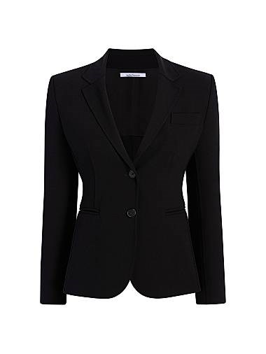 Another Tomorrow Укороченный пиджак Doppio из ультратонкой мериносовой шерсти, 96% содержимого – шерсть, производство – Италия 11013147