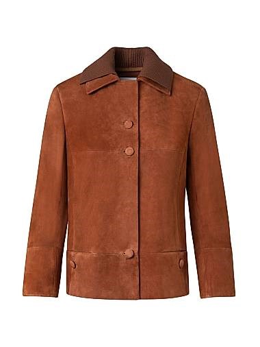 Akris punto Suede A-Line Jacket 11010648