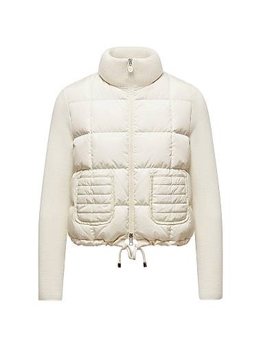 Кардиган с пуховым наполнителем Moncler из шерсти, 90% пуха, молнии и карманы 11016518