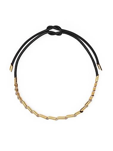 Lanvin Кожаный ремень Sequence с плетением и золотыми и палладиевыми деталями, изготовленный в Италии 11010707