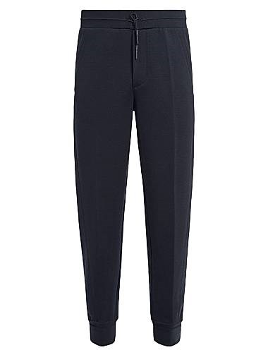 Молодёжные шерстяные джоггеры Zegna с высокой производительностью и дышащей тканью, Италия 11019087
