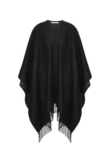 Пончо из кашемира VLogo Signature от Valentino Garavani, 100% кашемир, Италия 11030195