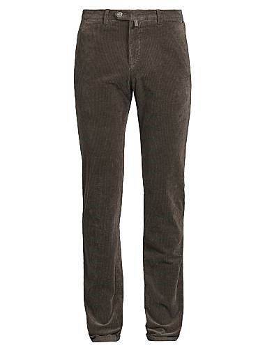 Брюки Kiton из вельвета с зауженным кроем, из хлопка и кашемира, произведены в Италии 11013934