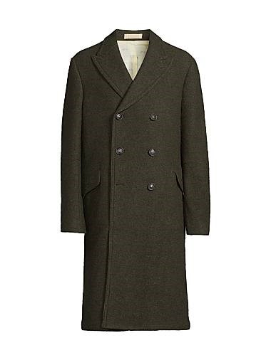 Двубортное кашемировое пальто Massimo Alba с косыми карманами, Италия 11022142