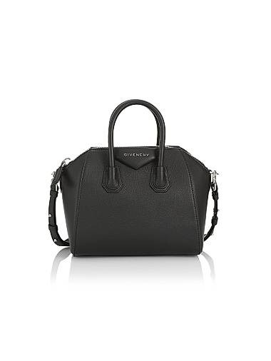 Givenchy Мини-сумка Antigona из зернистой козьей кожи с основным отделением и регулировочным ремешком 11016623