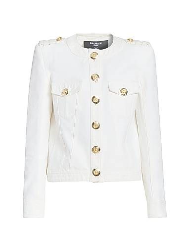 Balmain Cotton Denim Jacket 11012563