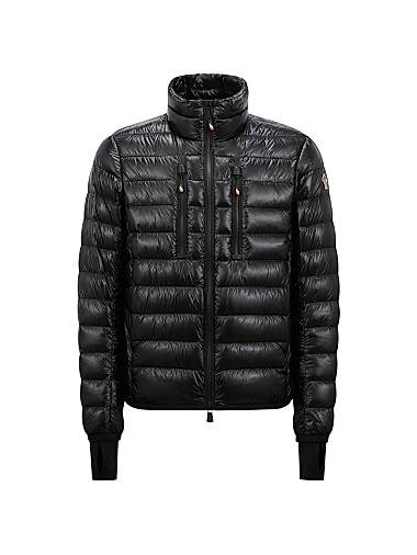 Короткая пуховая куртка с микрорипстопом Moncler Grenoble, водоотталкивающей молнией YKK и карманами 11024295