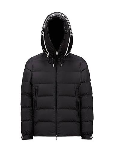 Короткая куртка-пуховик с капюшоном Cardere от Moncler, наполненная 90% пухом, 100% полиэстер 11021967
