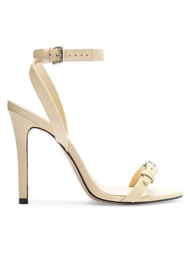 Сандалии на шпильке Schutz Aurora 100MM из кожи с открытым носком и пряжкой 11026000
