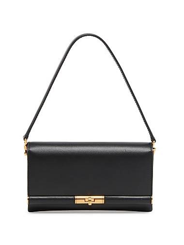 Dolce &amp, Gabbana Кошелек-сумка Marlene из гладкой кожи с плечевым ремешком и поворотным замком 11025437