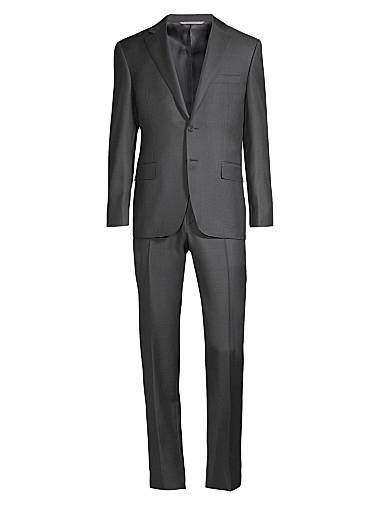 Классический двухкомпонентный пиджак Regular Fit Canali с приталенным кроем, Италия 11017660