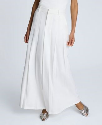Женская макси-юбка с защипами и передней застежкой от Kenneth Cole, длиной 39 дюймов, из полиэстера и эластана 11026773