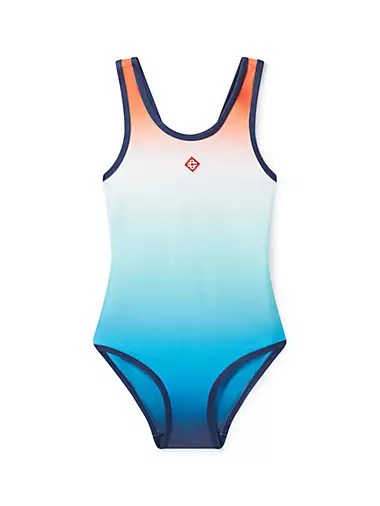 Купальник для девочек без рукавов Casablanca с омбре-эффектом, 78% нейлон, 22% эластан 10041966