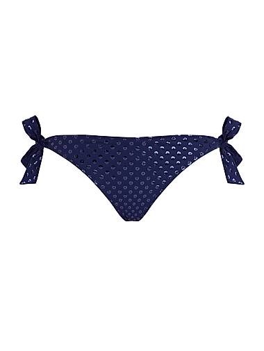 Блестящее бикини Flamme от Vilebrequin, из эластичного материала, с боковыми завязками, полностью закрывающее 11031020