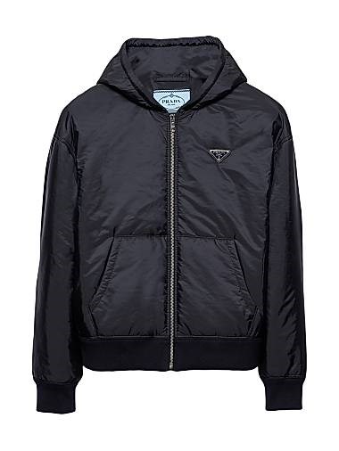 Prada Lightweight Hooded Re-Nylon Blouson Jacket 11023618