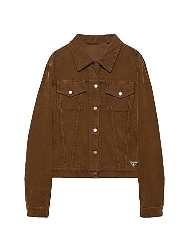 Prada Corduroy Blouson Jacket 11020924