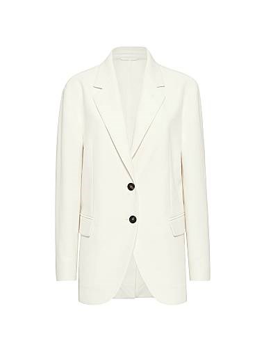 Кавалерийский блейзер из хлопка и льна с монили Brunello Cucinelli, Италия 11028577