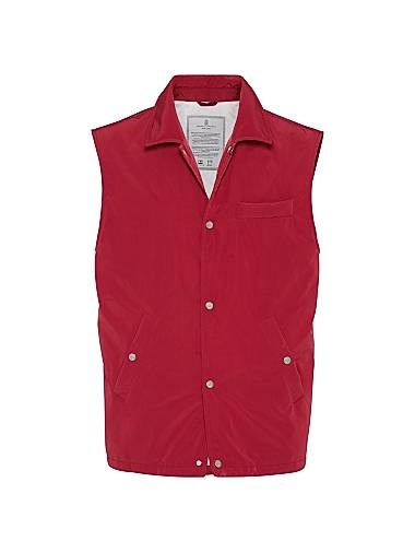 Водолазка Brunello Cucinelli из водоотталкивающей микрофибры с утеплителем Thermore® и рубашечным воротником 11013873