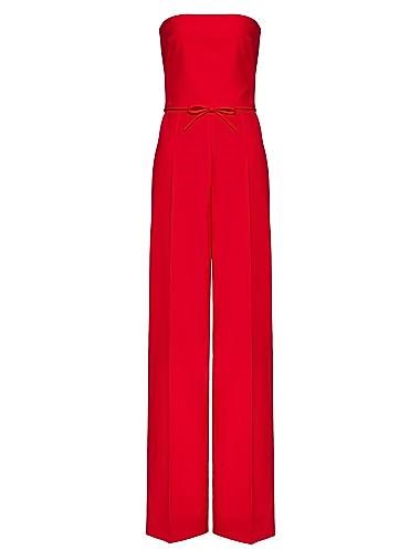 Комбинезон из 100% мериносовой шерсти без бретелей с боковой молнией Valentino Garavani 11030357