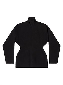 Кашемировый свитер от Balenciaga с воротником-стойкой и длинными рукавами, Италия 11008791