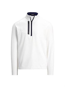 Лонгслив из эластичного джерси с высоким воротником и карманом на молнии от RLX Ralph Lauren 10042060