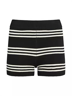 Милые кружевные шорты со средней посадкой Kel от Ser.O.Ya, полосатые, 60% полиэстер, 40% вискоза 10042797