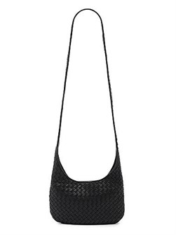 Bottega Veneta Сумка-кроссбоди Veneto из натуральной кожи с плетением intreciato, размером 27 см x 17 см x 2,5 см, с плечевым ремнём 11012050