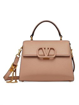 Valentino Garavani Маленькая сумка VSling из зернистой телячьей кожи с магнитной застежкой и регулируемым плечевым ремнем 11025952