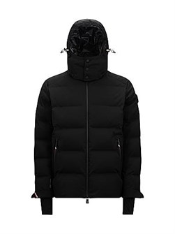Пуховая водоотталкивающая куртка Montgetech от Moncler Grenoble с капюшоном, защёлками и эластичной утяжкой 11027583
