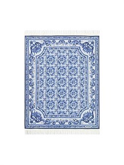 Dolce &amp, Gabbana Плед из кашемира с жаккардовым узором, 100% кашемир, размер 140 см x 178 см, изысканный теплый аксессуар 11023786