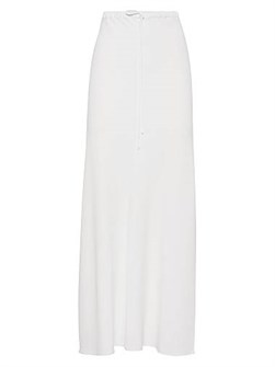 Юбка Brunello Cucinelli из струящейся ткани, шелк и ацетат, Италия 11028419