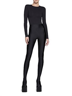 Панталеггинсы Camden от Balenciaga, размер FR 38 (4/6 или M), высокая талия, эластичный спандекс 11024308