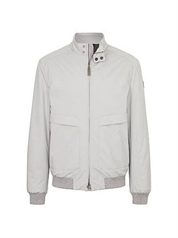 Спортивная куртка из технического нейлона с кожаными вставками из змеи от Stefano Ricci, Италия 11025935