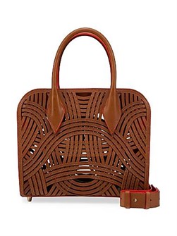 Christian Louboutin Средняя сумка Eloise из телячьей кожи с ручкой, 31 см x 15,5 см x 26,5 см, сделана в Италии 11014512