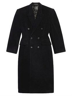 Пальто oversize из кашемира с поясом от Balenciaga, Италия 11009617