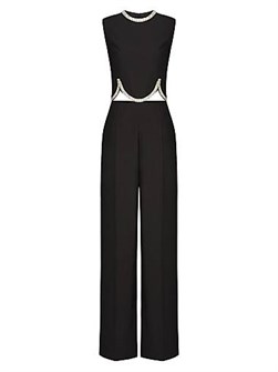 Комбинезон Valentino Garavani из шерсти с вышивкой и шелковой подкладкой, Италия 11019558