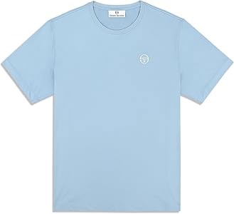 Мужская футболка с круглым вырезом Sergio Tacchini Bussola из 94% полиэстера и 6% эластана 10020565